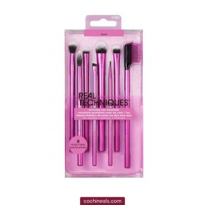 ست براش 8 تیکه آرایش چشم ریل تکنیک مدل Real Techniques Everyday Eye Essentials Brush Set